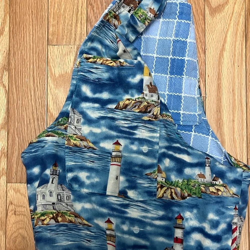 Handmade? Boho Blue‎ Reversible Tie Summer Bag